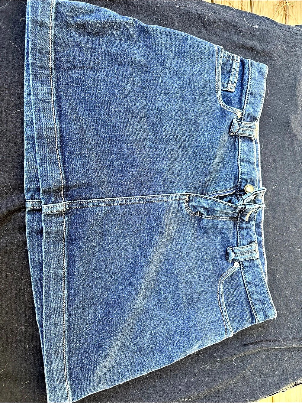 Patagonia Denim Skirt Mini Blue Size 8